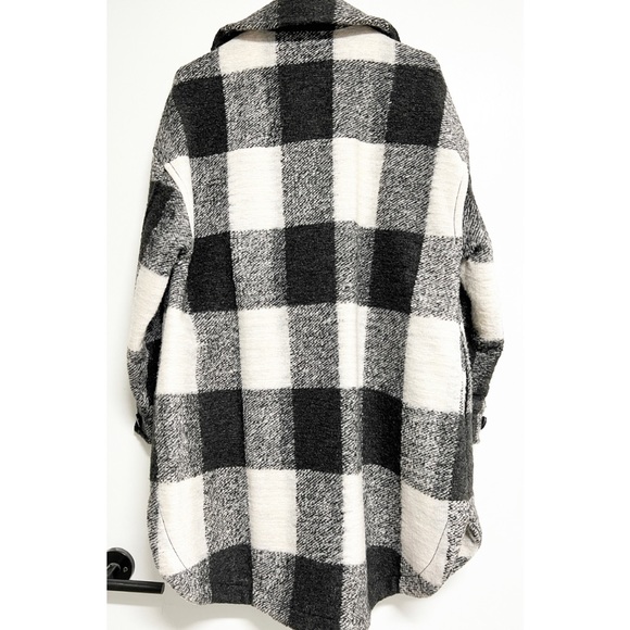 Anine Bing Maeve Buffalo Check Winter Jacket - Picture 4 of 8